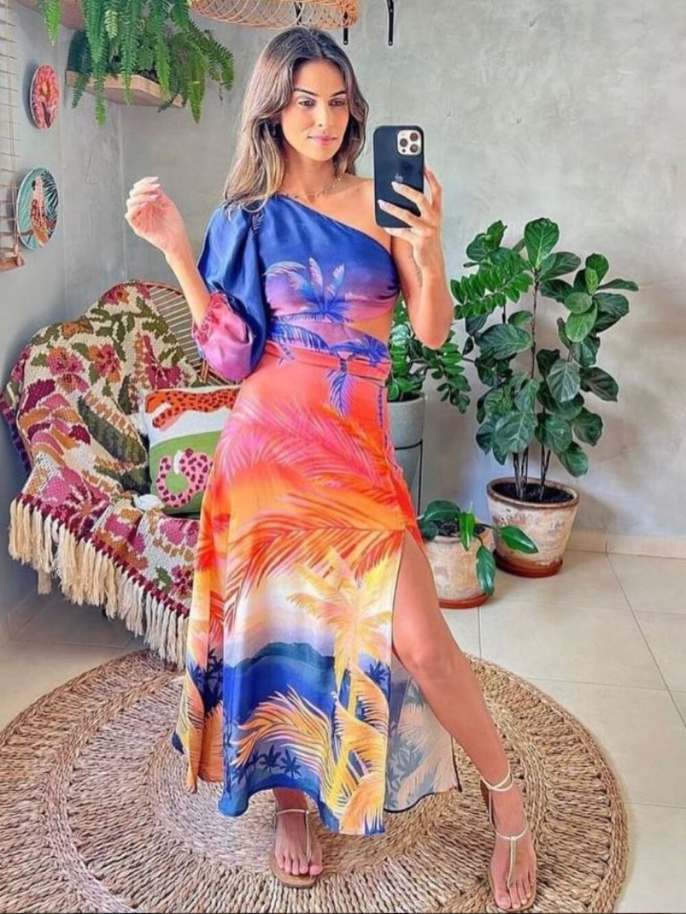 Amazing FARM Rio Stillness Maxi Dress sz S NWT - Brazil Line Exclusive